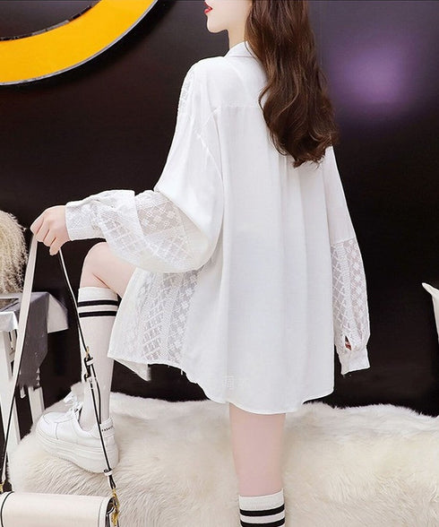 Patchwork Lace Blouse